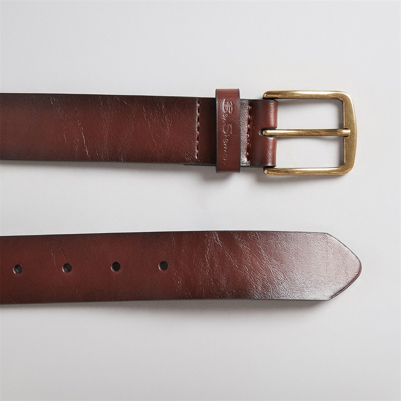 Ben Sherman Mens Fredrick Belt Tan