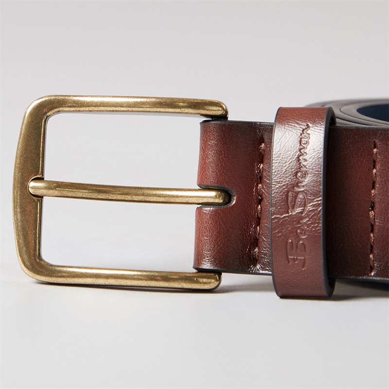 Ben Sherman Mens Fredrick Belt Tan