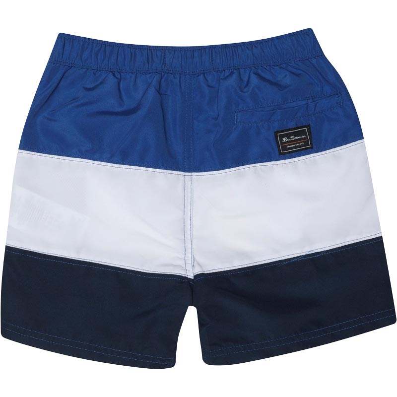 Buy Ben Sherman Boys Cut And Sew Swim Shorts True Blue