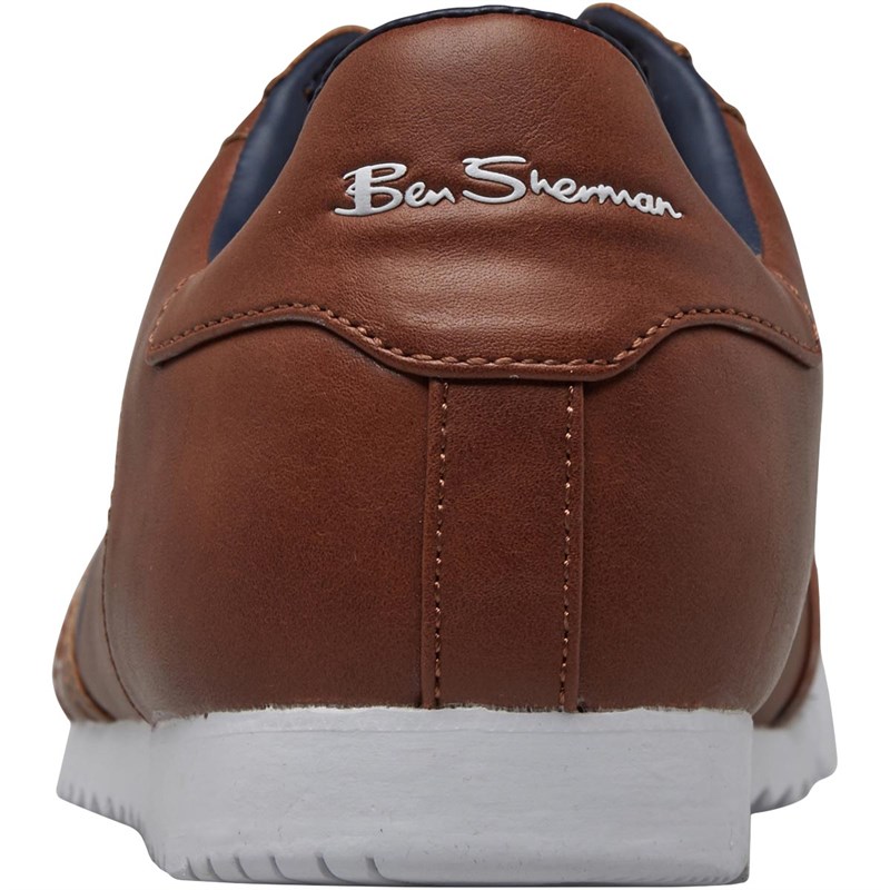 Buy Ben Sherman Mens Target Trainers Tan