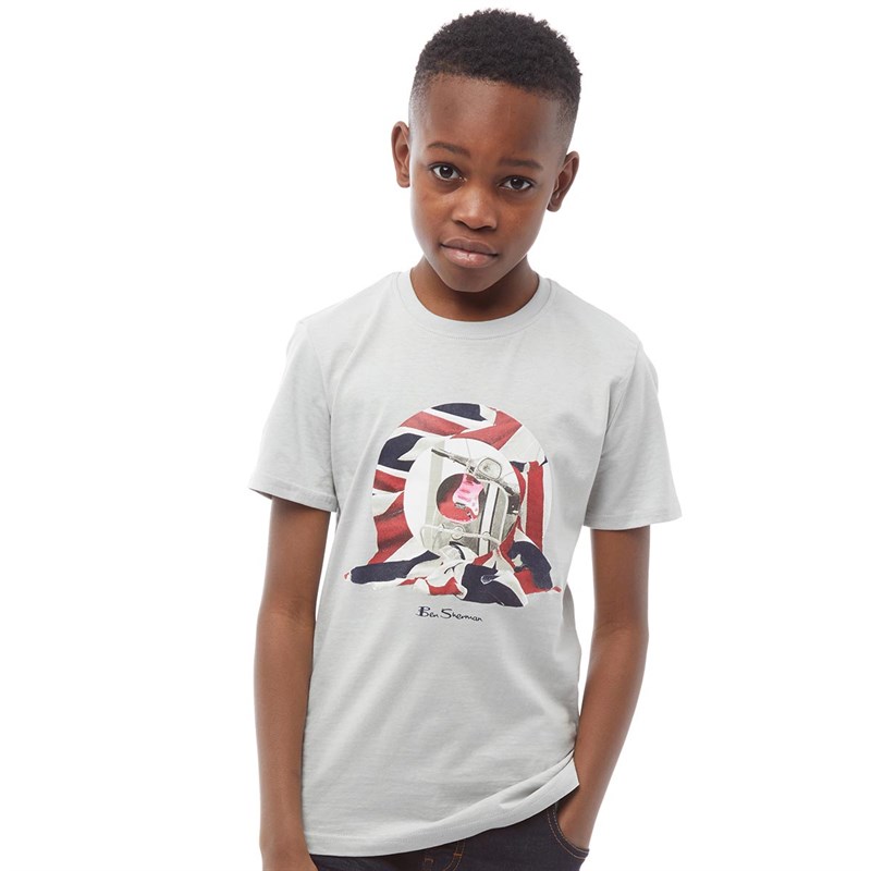 Buy Ben Sherman Junior Boys Photographic Target TShirt Belgian Block