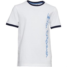 Ben Sherman Jongens T Shirt Wit ben sherman kopen in de aanbieding