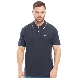 Ben Sherman Heren Pique Polo Marineblauw ben sherman kopen in de aanbieding Ben Sherman Heren Pique Polo Marineblauw ben sherman kopen in de aanbieding