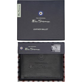 RFID Blocking Ultra Slim Minimalist Leather Wallet Mini Card Case UK 4022 Black