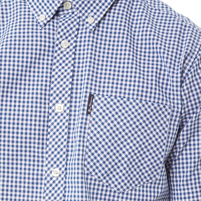 ben sherman gingham short sleeve shirt