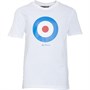 Ben Sherman Boys Target T-Shirt Bright White