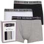 Ben Sherman Herren Chase Drei Pack Boxershorts Schwarz