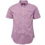 Ben Sherman Heren House Check Overhemd met Korte Mouwen Rood Geruit