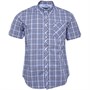 Ben Sherman M?skie House Check Koszula z Krótkim R?kawem Niebieski w Krat?