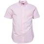 Ben Sherman Mens Oxford Short Sleeve Shirt Light Pink