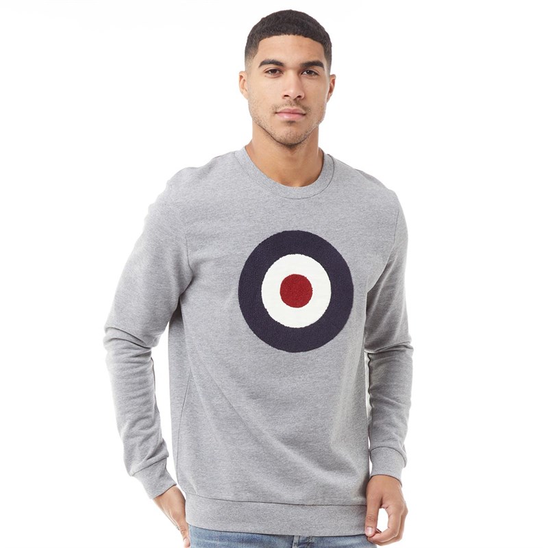 Ben Sherman Heren Target Sweater Marineblauw