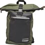 Ben Sherman Mens Panel Roll Top Backpack Dark Olive
