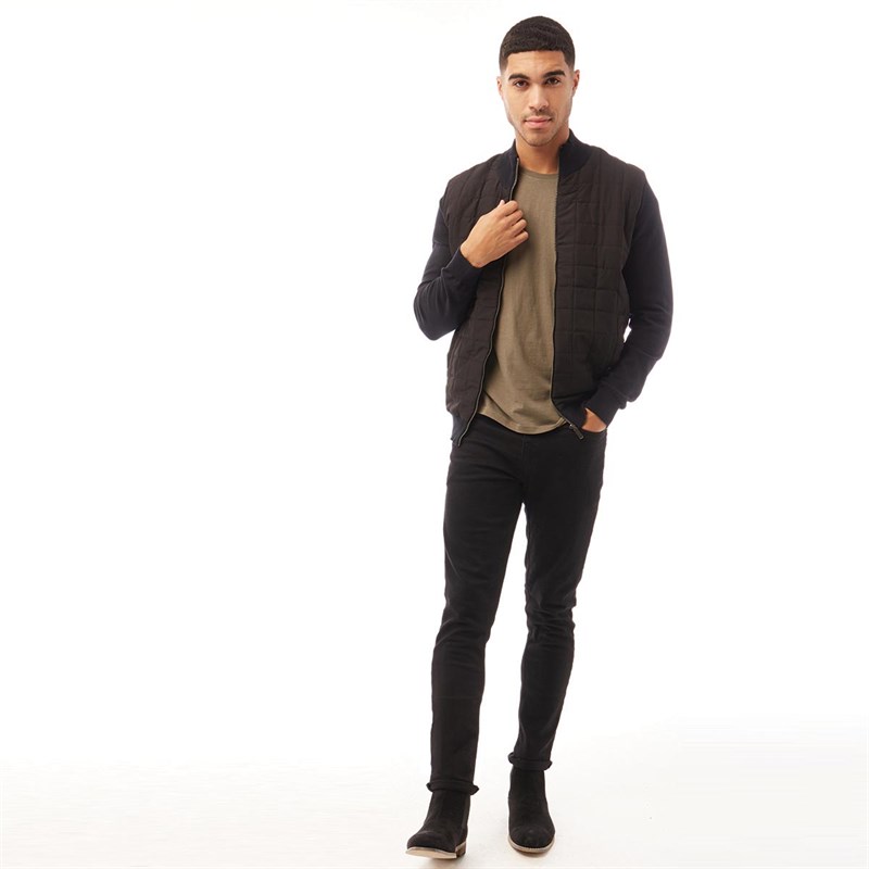 Ben Sherman Herren Strick Schwarz