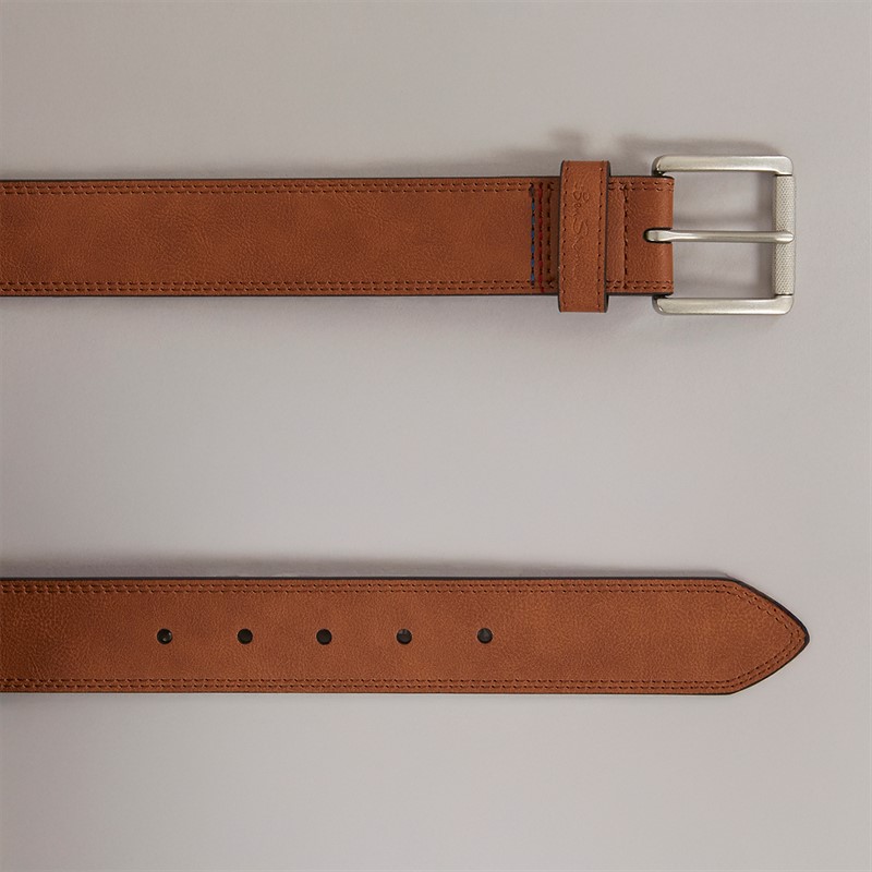 Ben Sherman Mens Williams Leather Belt Tan