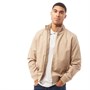 Ben Sherman Męskie Harrington Kurtka Typu Bomber Piaskowy