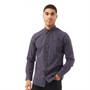 Ben Sherman Herrer Langærmet Skjorte Blå Ternet