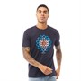 Ben Sherman Mens Op Art T-Shirt Dark Navy
