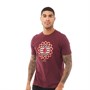 Ben Sherman Mens Op Art T-Shirt Wine
