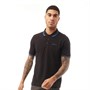 Ben Sherman Mens Twin Tipped Pique Polo Black