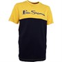 Ben Sherman Boys Colour Block T-Shirt Lemon Chrome