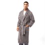 Ben Sherman Herren Raven Bademantel Gestreift