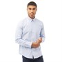 Ben Sherman Mens Long Sleeve Oxford Shirt Blue