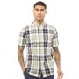 Ben Sherman Herrer Large Scale Check Kortærmet Skjorte Citron