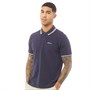 Ben Sherman Mens Twin Tipped Pique Polo Navy
