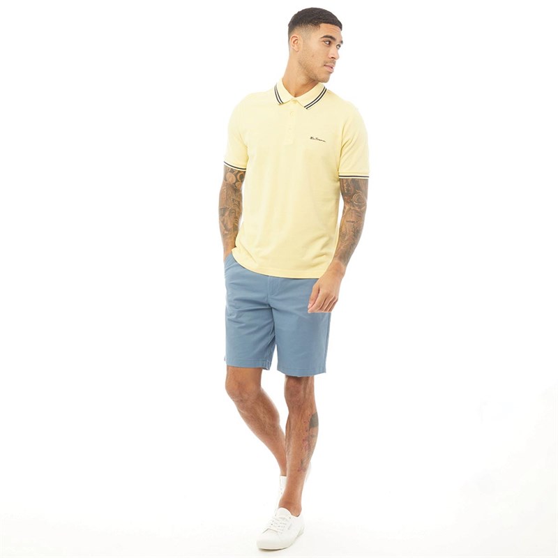 Ben Sherman Polo Homme Jaune