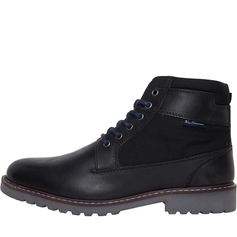 Buy Ben Sherman Mens Earl Boots Black