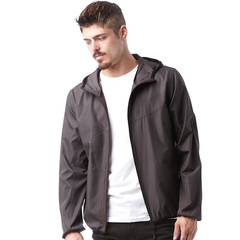 lightweight hooded jacket mens