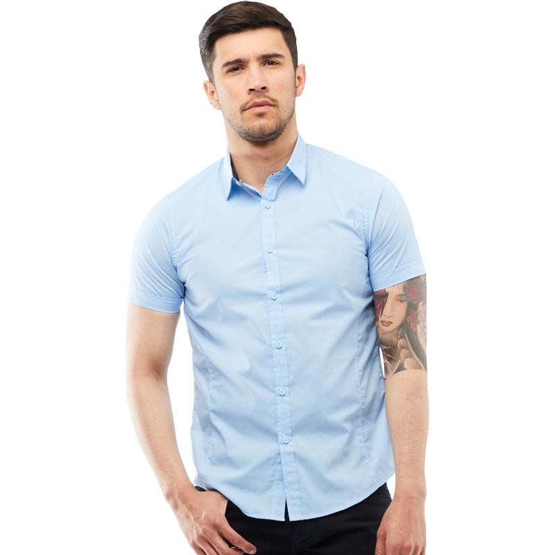 mens pale blue shirt