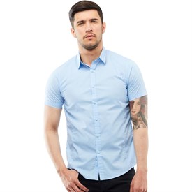 Brave Soul Heren Mombass B Overhemd Met Korte Mouwen Lichtblauw brave soul kopen in de aanbieding Brave Soul Heren Mombass B Overhemd Met Korte Mouwen Lichtblauw brave soul kopen in de aanbieding