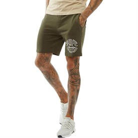 Brave Soul Heren Track Shorts Donkerkaki brave soul kopen in de aanbieding
