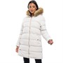 Brave Soul Womens Mineral Reversible Parker With Puffer Jacket Reverse Khaki/Stone