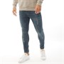 Brave Soul Herrer Distressed Skinny Jeans Mellemblå