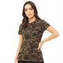 Brave Soul Dames Dis T-Shirt Camouflage