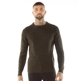 Brave Soul Heren Neutron Trui Met Ronde Hals Kaki brave soul kopen in de aanbieding Brave Soul Heren Neutron Trui Met Ronde Hals Kaki brave soul kopen in de aanbieding