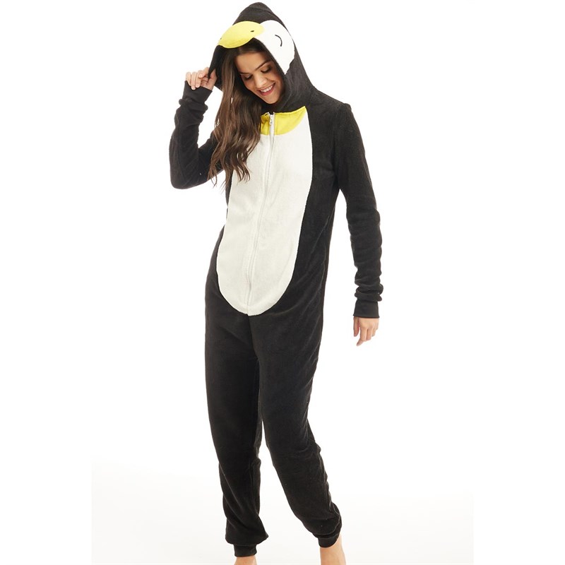 Image of Brave Soul Womens Antarctic Penguin Onesie Multi