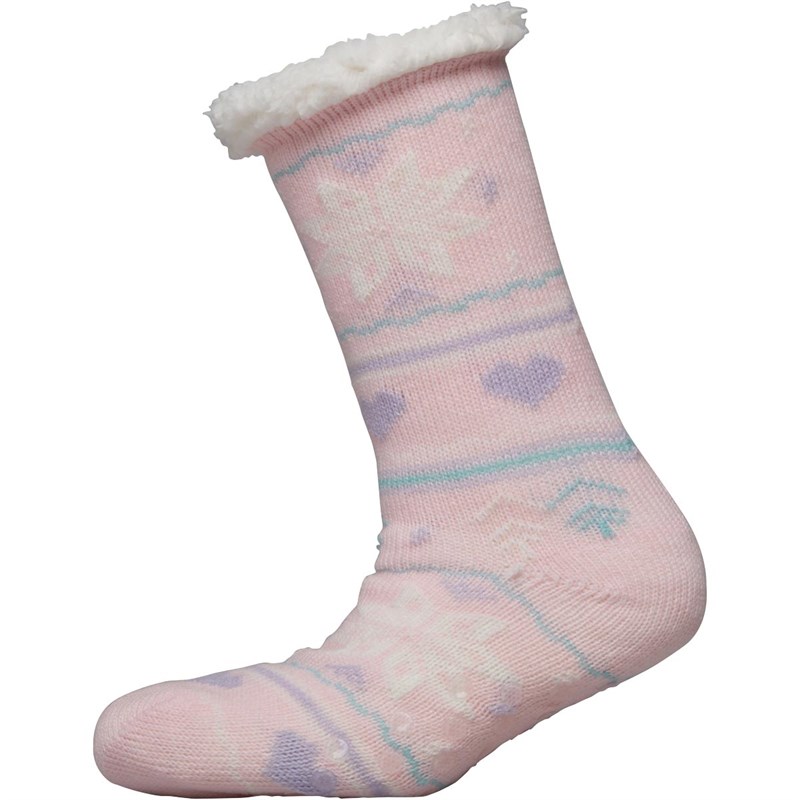 Image of Brave Soul Womens Mya Sherpa Lined Bed Socks Multi