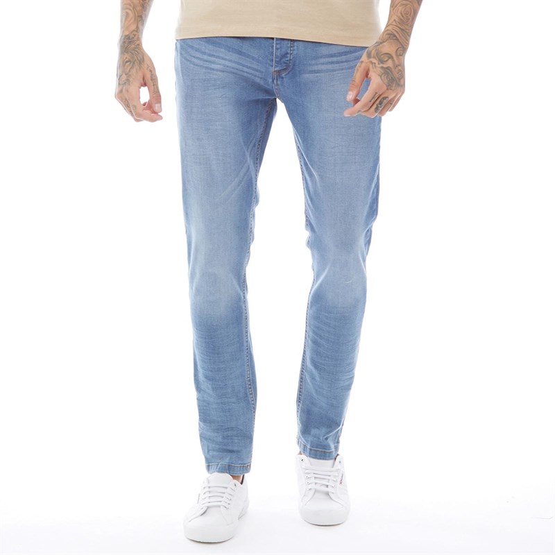 Bleu Soul Brave Homme Furyk Clair Slim Jean LAR35j4