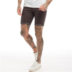 Brave Soul Heren Hanson Chino Short Antracietgrijs brave soul kopen in de aanbieding