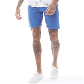 Brave Soul Heren Hanson B Chino Short Helderblauw brave soul kopen in de aanbieding