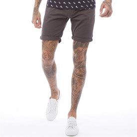 Brave Soul Heren Hanson B Chino Short Antraciet brave soul kopen in de aanbieding