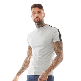 Brave Soul Heren Johan T Shirt Gemeleerd Lichtgrijs brave soul kopen in de aanbieding Brave Soul Heren Johan T Shirt Gemeleerd Lichtgrijs brave soul kopen in de aanbieding