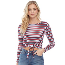 Brave Soul Dames Elouda Top Rood brave soul kopen in de aanbieding