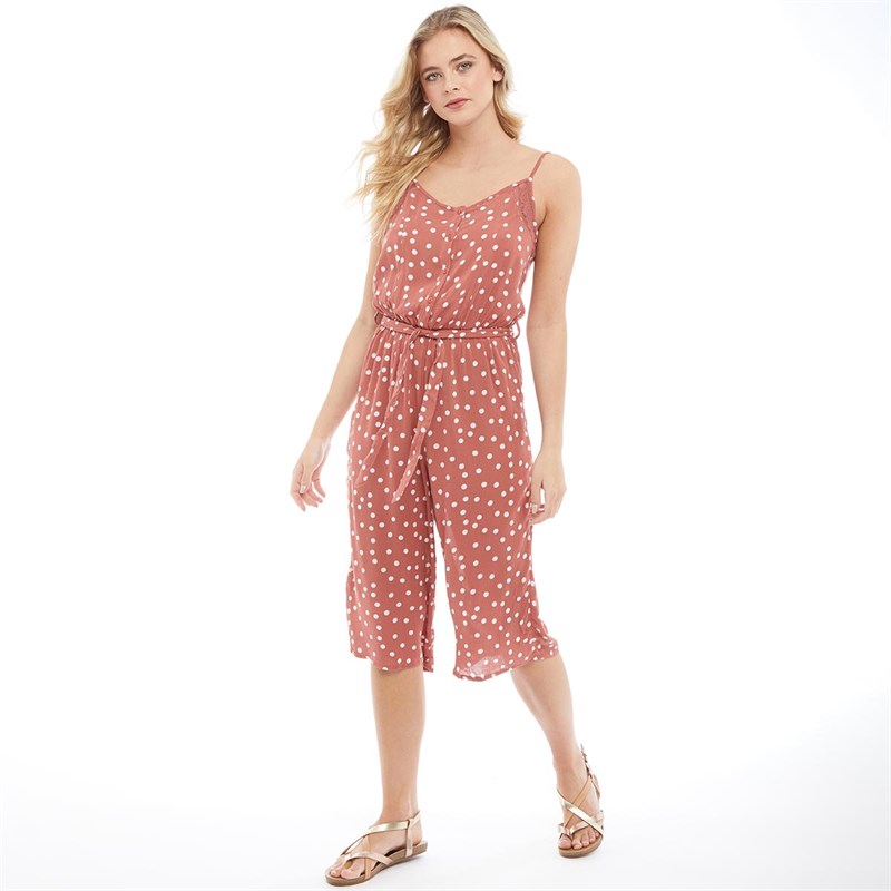 brave soul polka dot jumpsuit