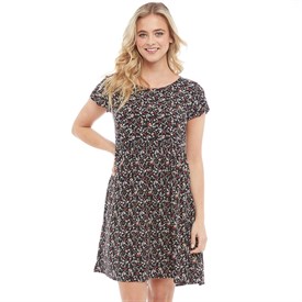 Brave Soul Dames Moon Jurk Zwart brave soul kopen in de aanbieding