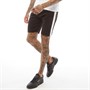 Brave Soul Short en Jersey Rhett Panel Homme Noir