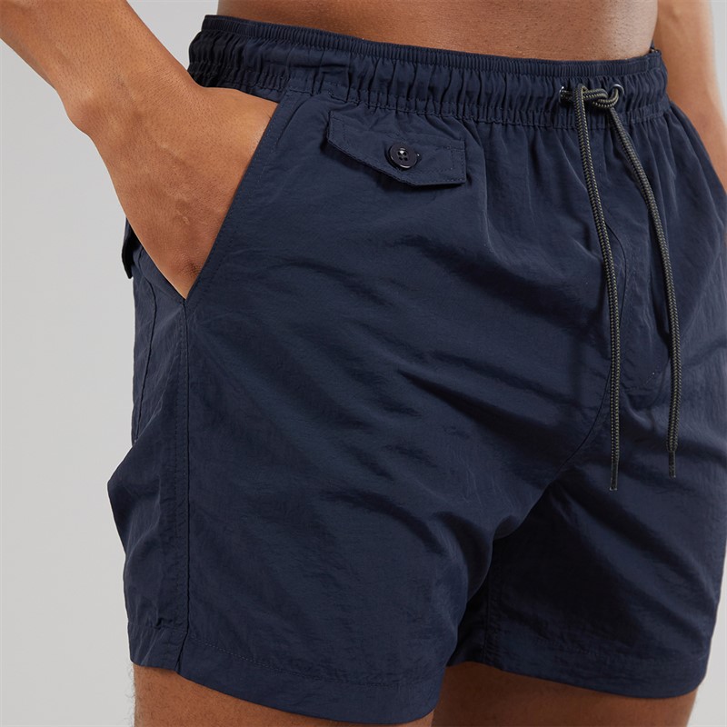 Brave Soul Mens Pier Swim Shorts Navy